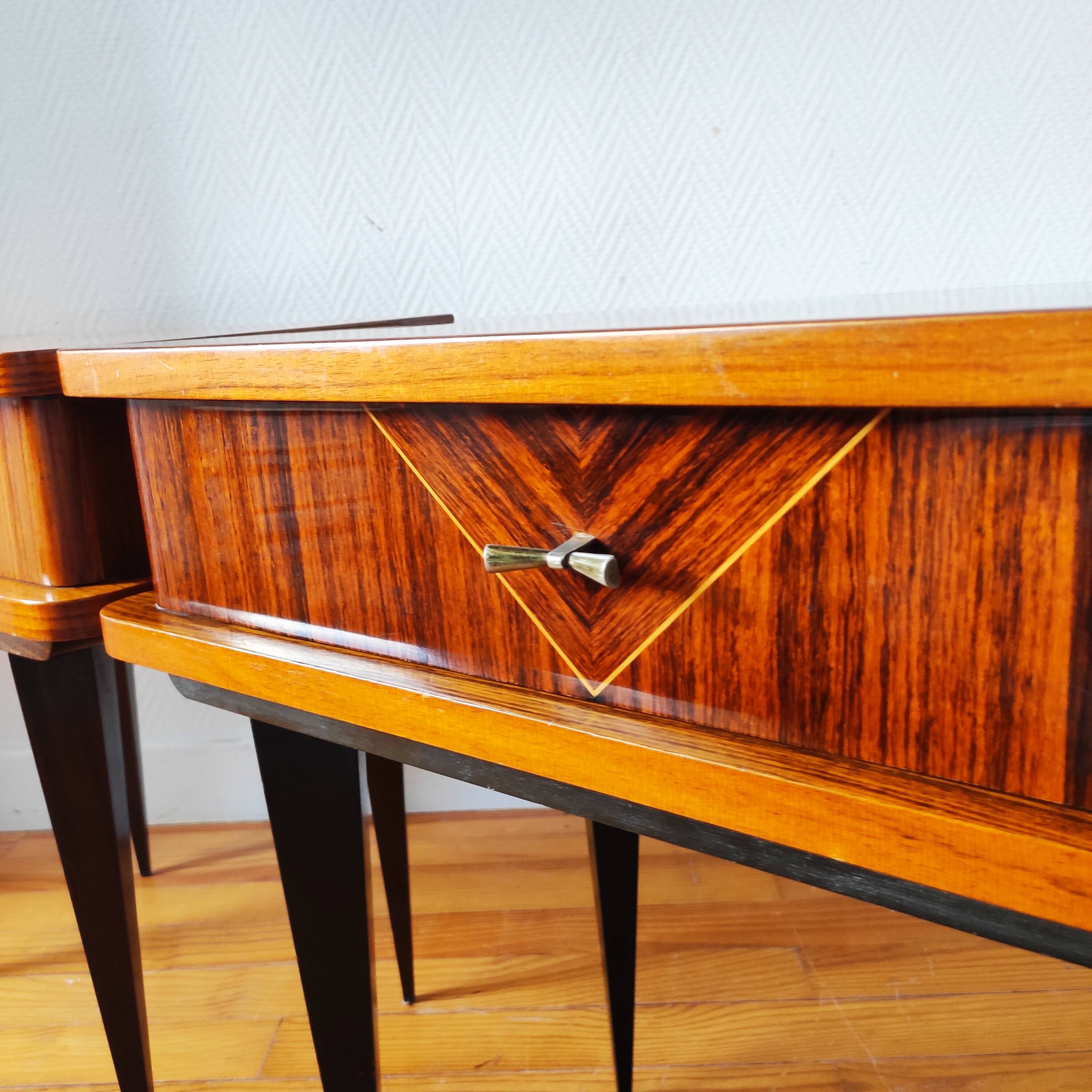 Pair of vintage bedside tables 1965