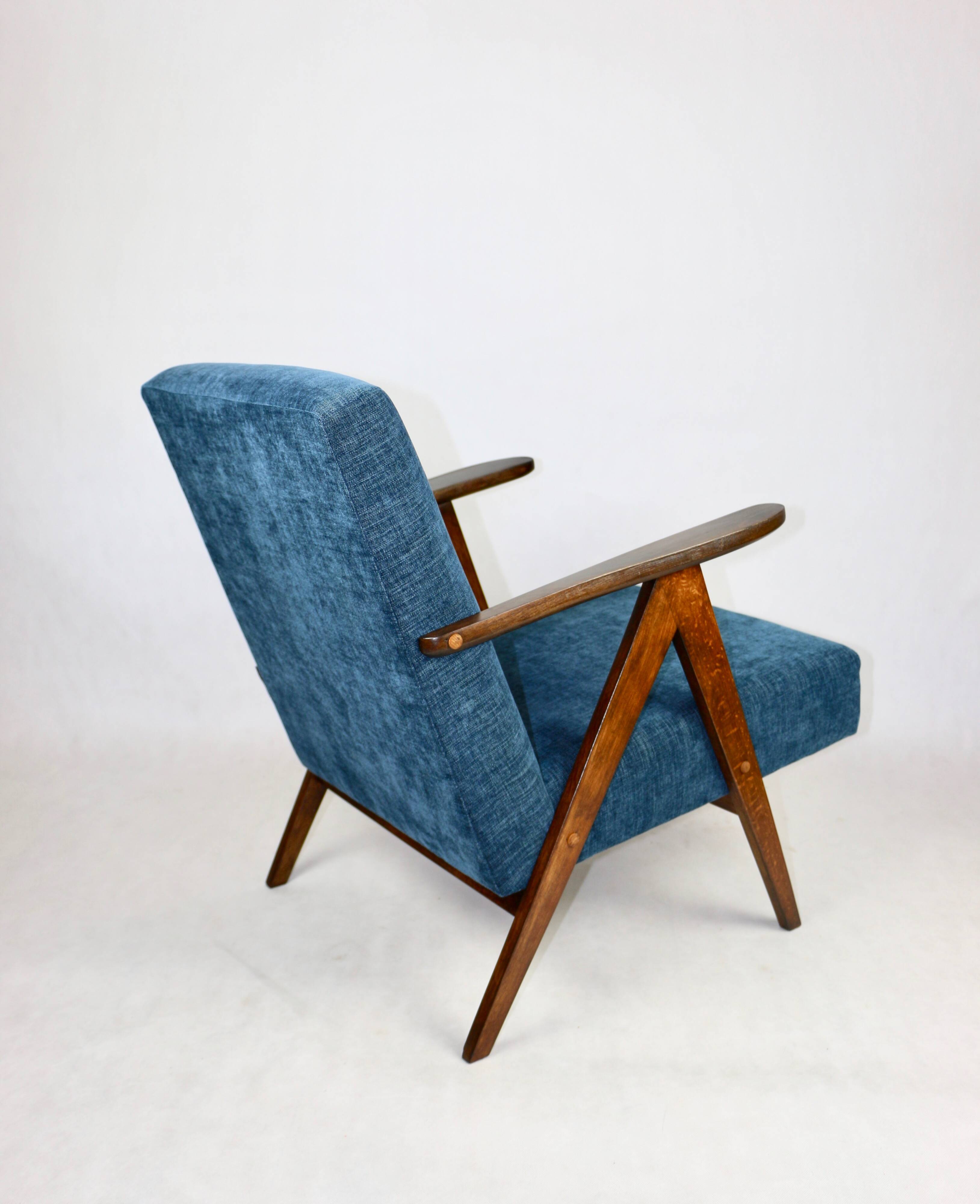 Vintage classic armchair like VAR grey - blue jeans