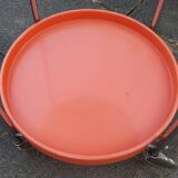 Vintage dessert seventies orange and chrome