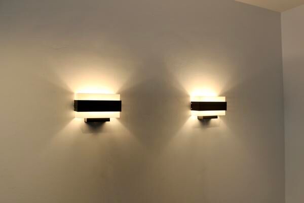 Louis Kalff Philips black and white wall apply