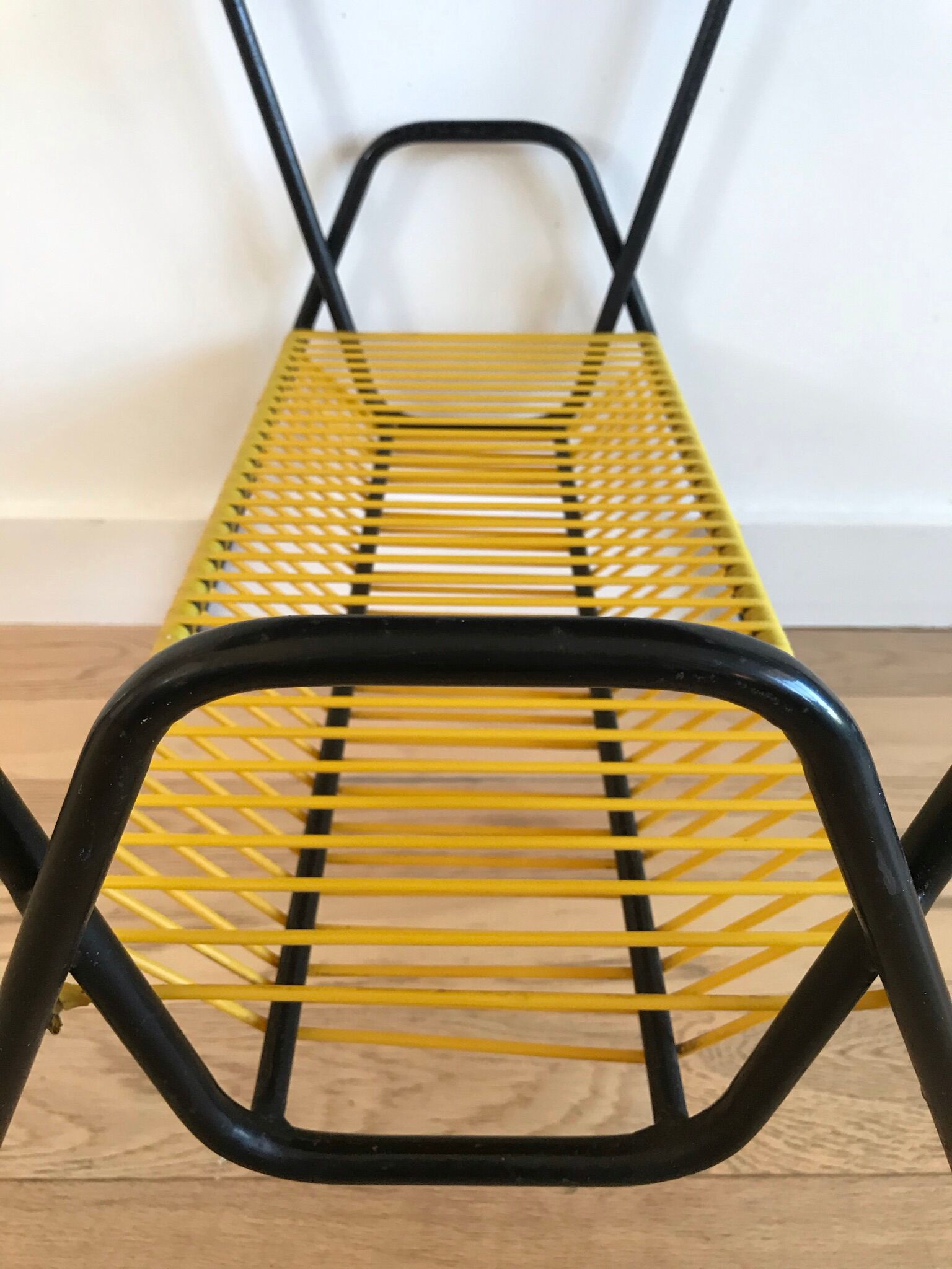 Platinum table range vinyl scoubidou vintage yellow