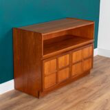 Retro Teak 1960s Nathan Squares Mid Century Sideboard TV Cabinet