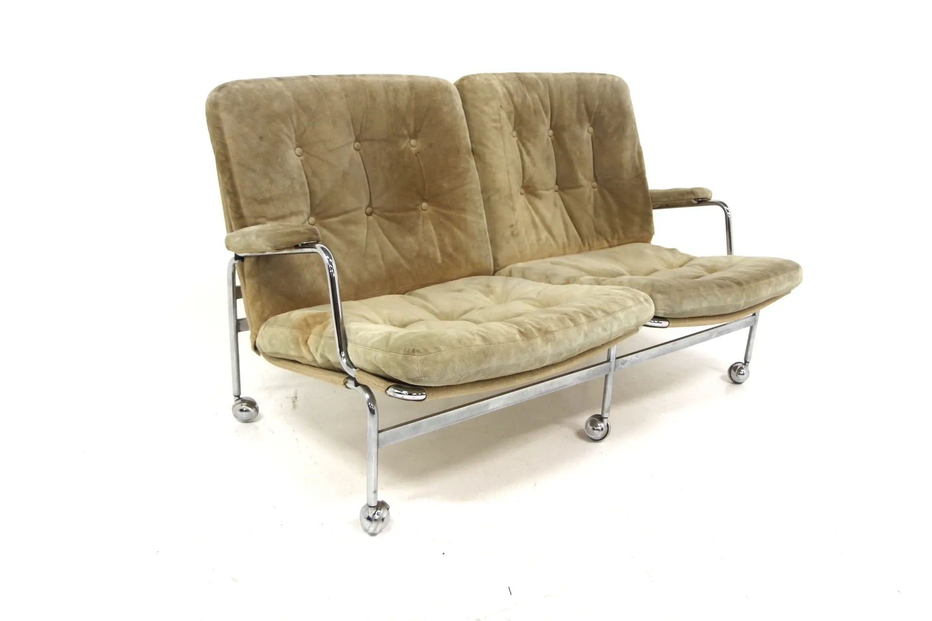 Two-seater sofa "Karin 73" Bruno Mathsson, DUX, Sweden, 1970