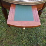 Mahogany hot water bottle table