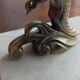 Bookends Sagulls in art zinc and marble