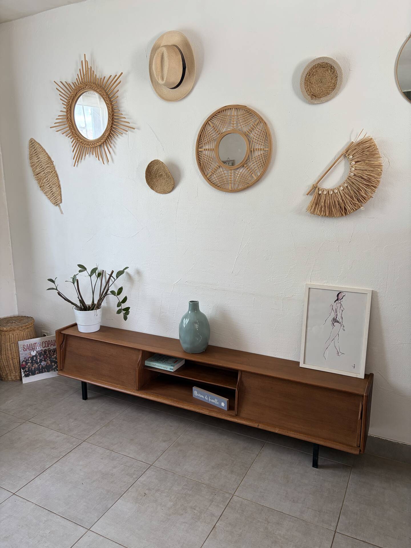 Vintage low enfilade (shallow)