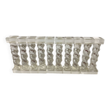 10 anciens porte-couteaux torsadés en lucite