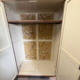 Parisian Art Deco wardrobe in natural wood