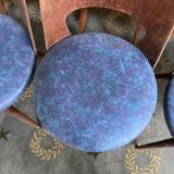 Suite of 12 chairs bistro Bauman "Mondor"