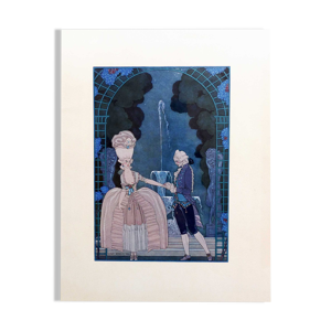 Pochoir original Georges Barbier