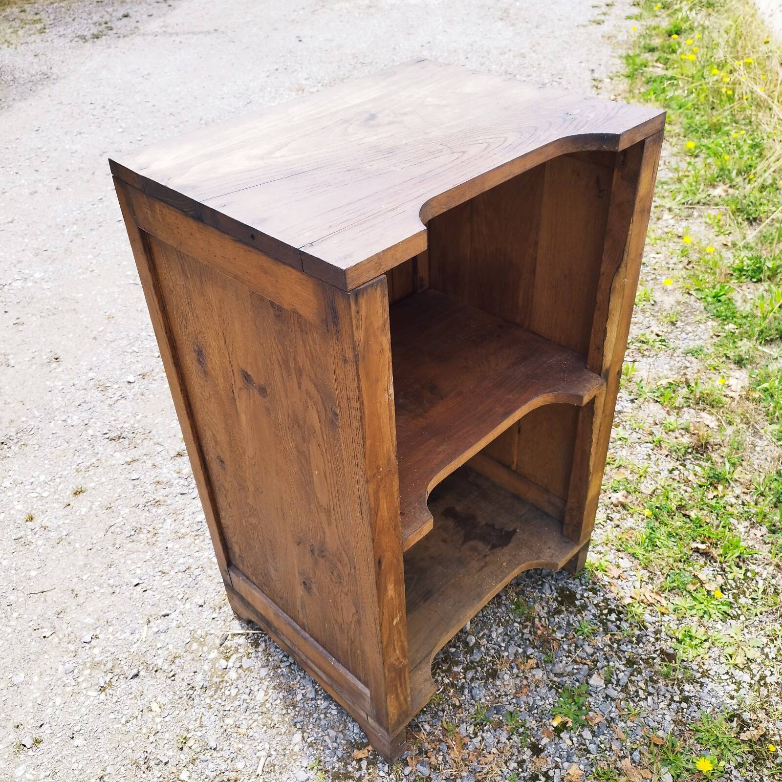 Old vintage solid oak jam maker