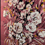 Large vintage floral tapestry