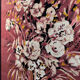 Large vintage floral tapestry