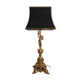 Table lamp in gilded bronze