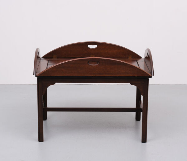 Table plateau en acajou Bevan Funnell années 1960 Angleterre