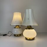 Set of Two F.Fabbian Murano Table Lamp from 1970'