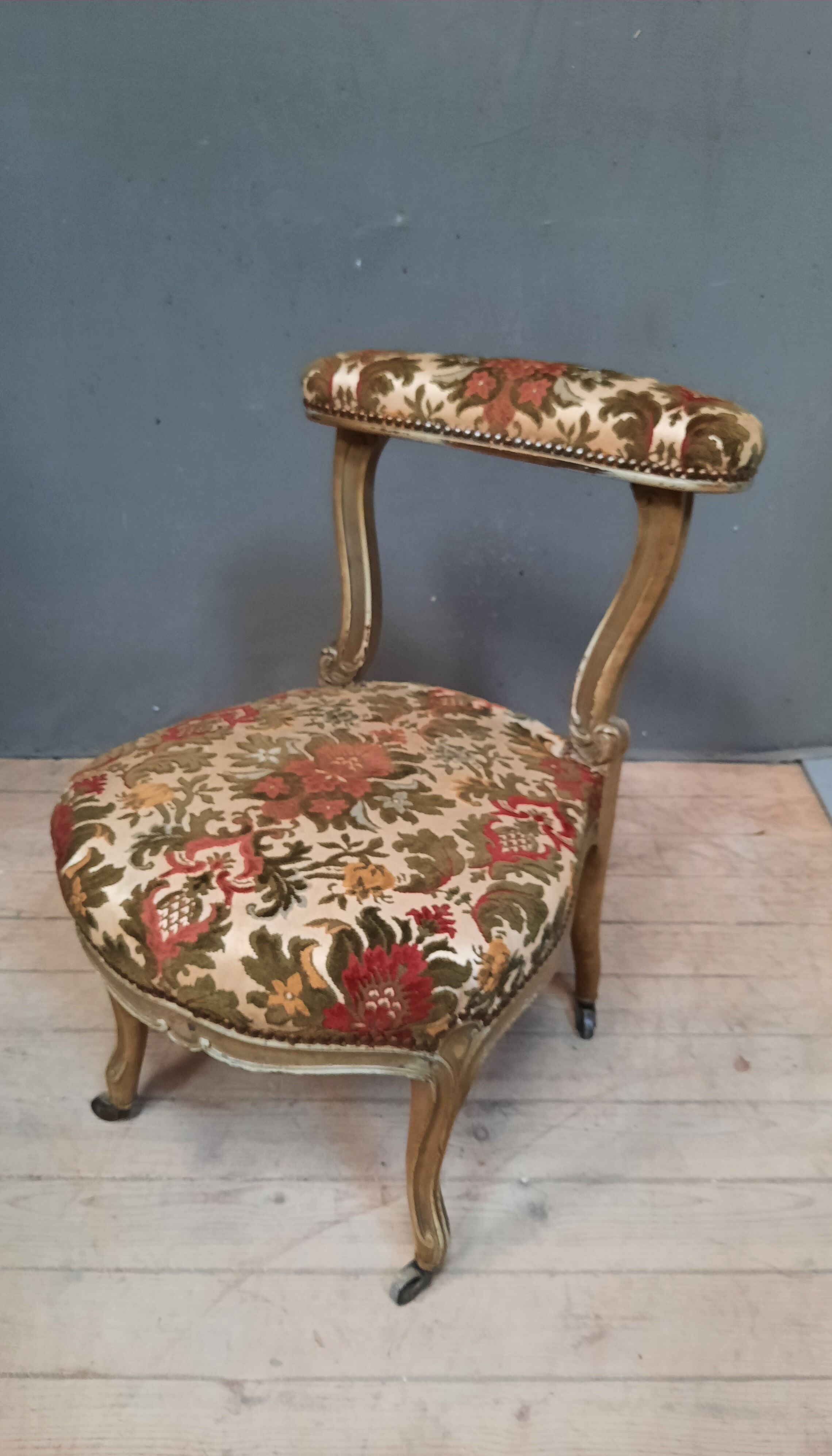 19th century smoking chair