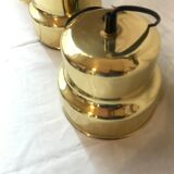 Scandinavian gold pendant lamp