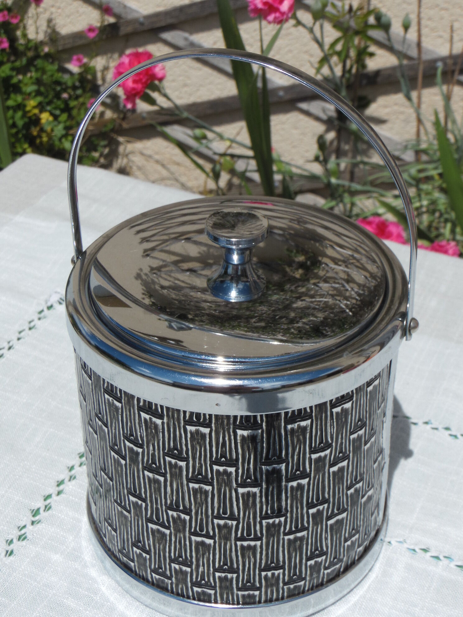 Bamboo deco ice bucket