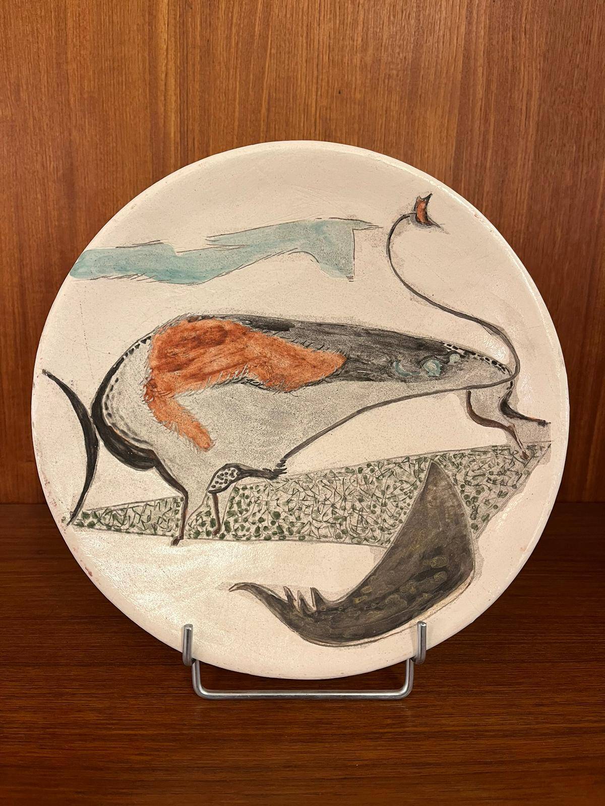 Assiette en Céramique Vallauris