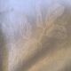 Square linen tablecloth marked RA