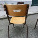 Set of 4 Mullca chairs - School chairs