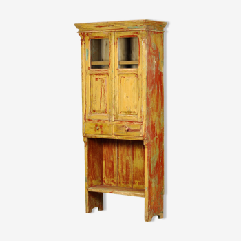 Antique Pine Cabinet From Moldova, Circa 1880