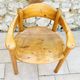 Scandinavian armchair in solid pine by Rainer Daumiller, 1970s