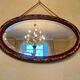 Oval mirror - Art Deco period - 1920