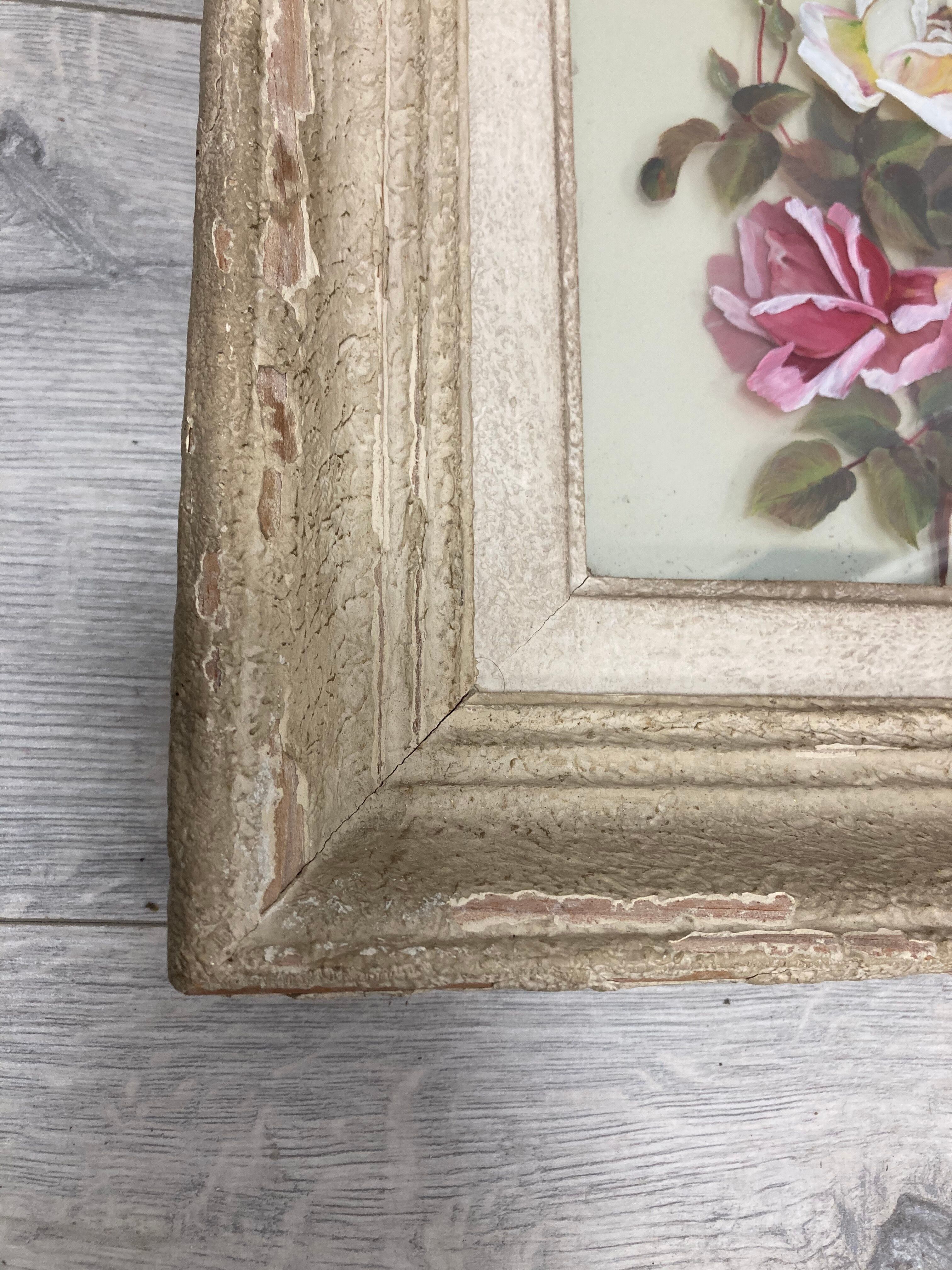 Vintage rose painting