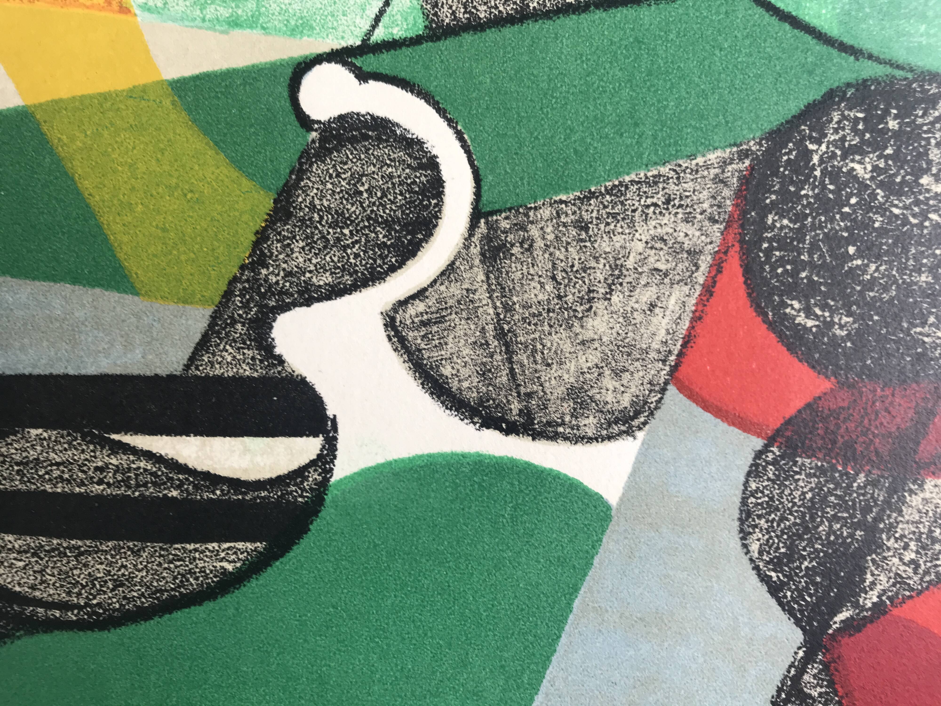 Danièle perré, sans titre, 1961. lithographie originale signée au crayon