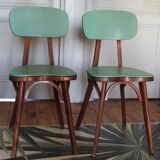 Baumann Green Heart Chairs