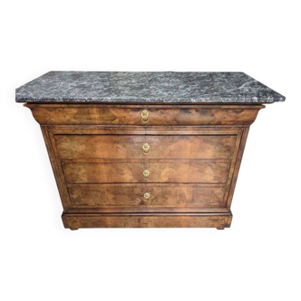 Louis-Philippe style commode - completely restored