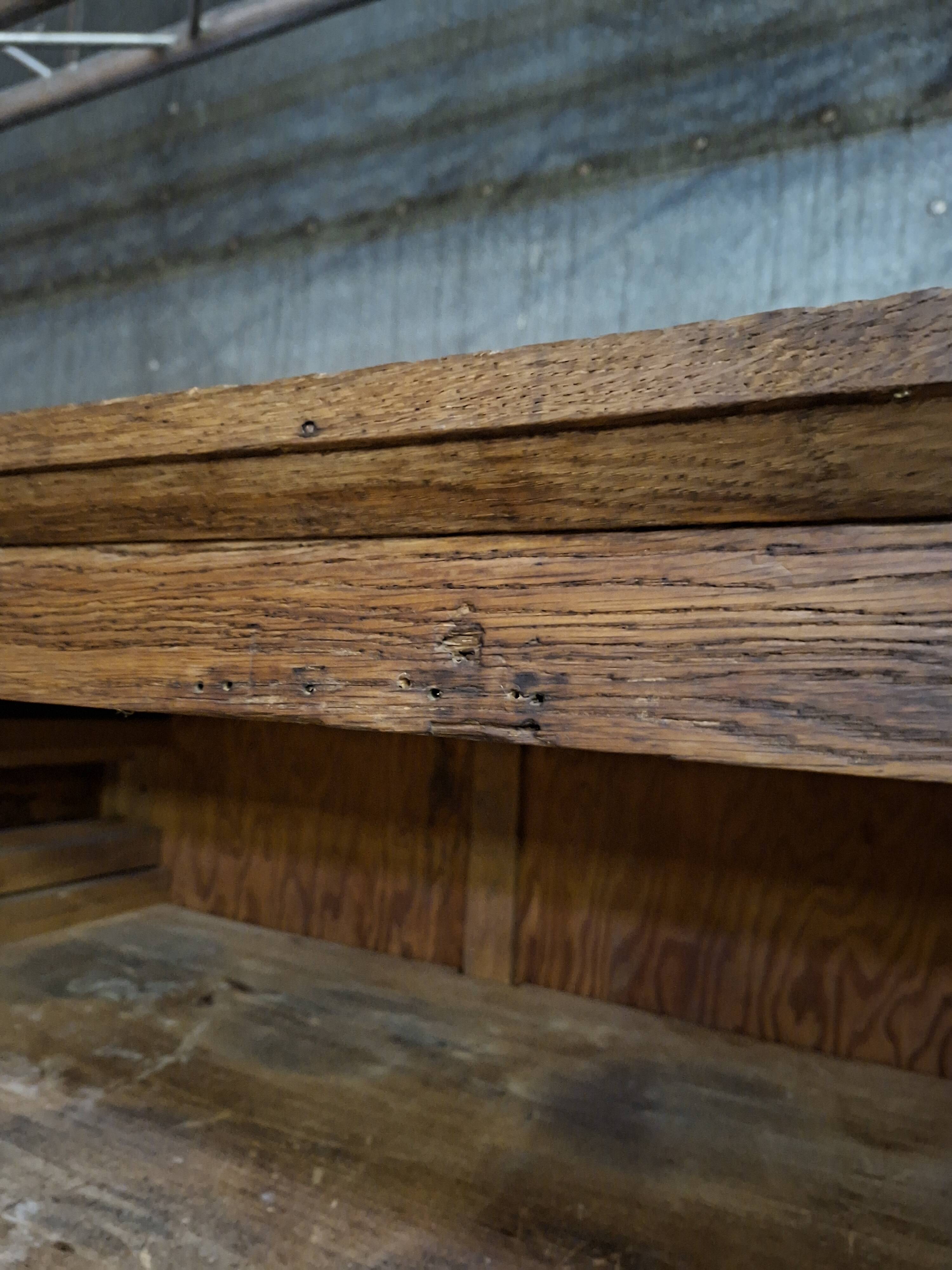 Antique baker's cabinet / fermentation cabinet on wheels