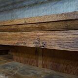 Antique baker's cabinet / fermentation cabinet on wheels