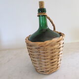 Demijohn with wicker basket