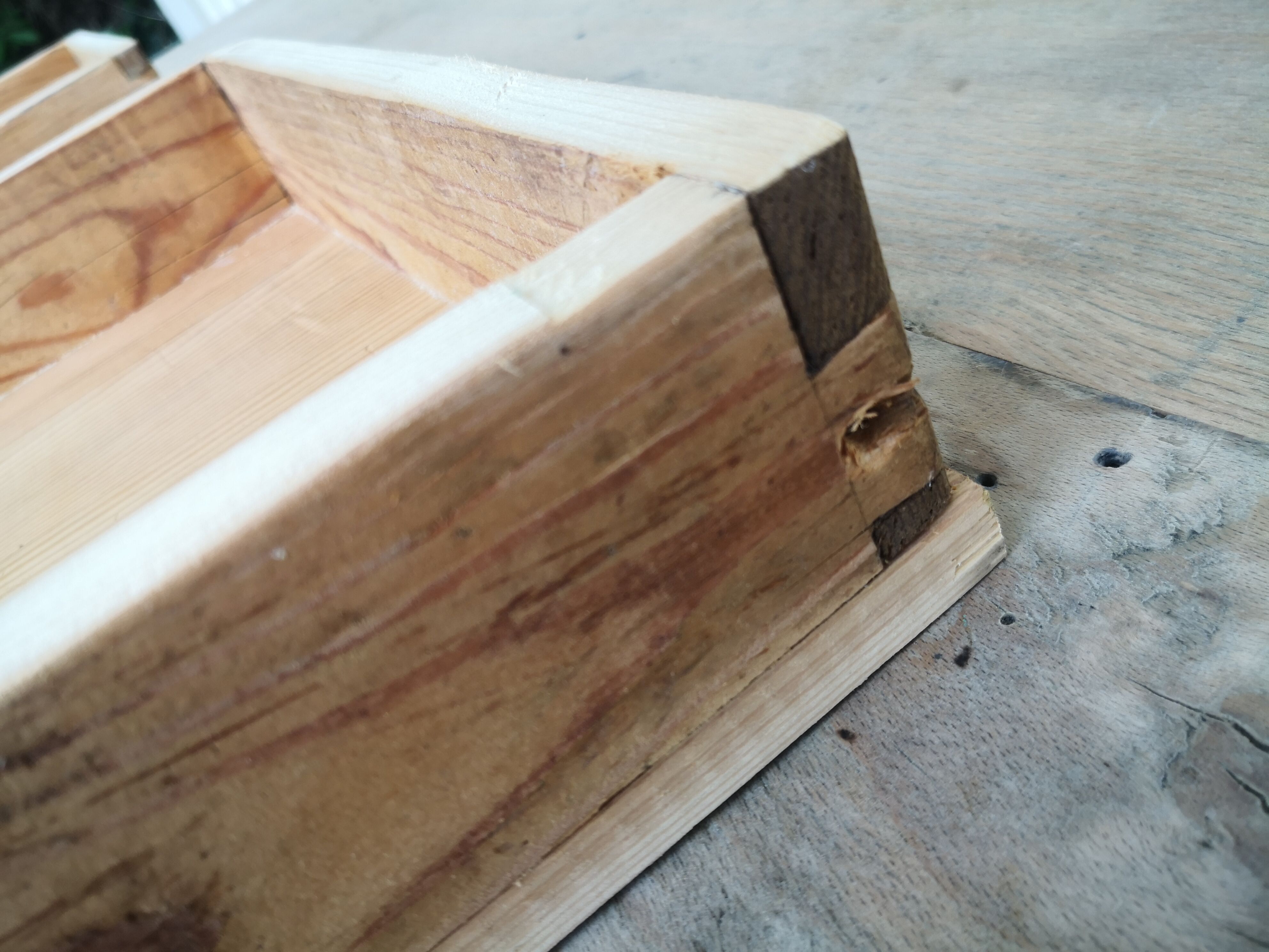 Vintage farmhouse table 1,50m, old