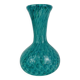 Vintage green/blue blown glass vase