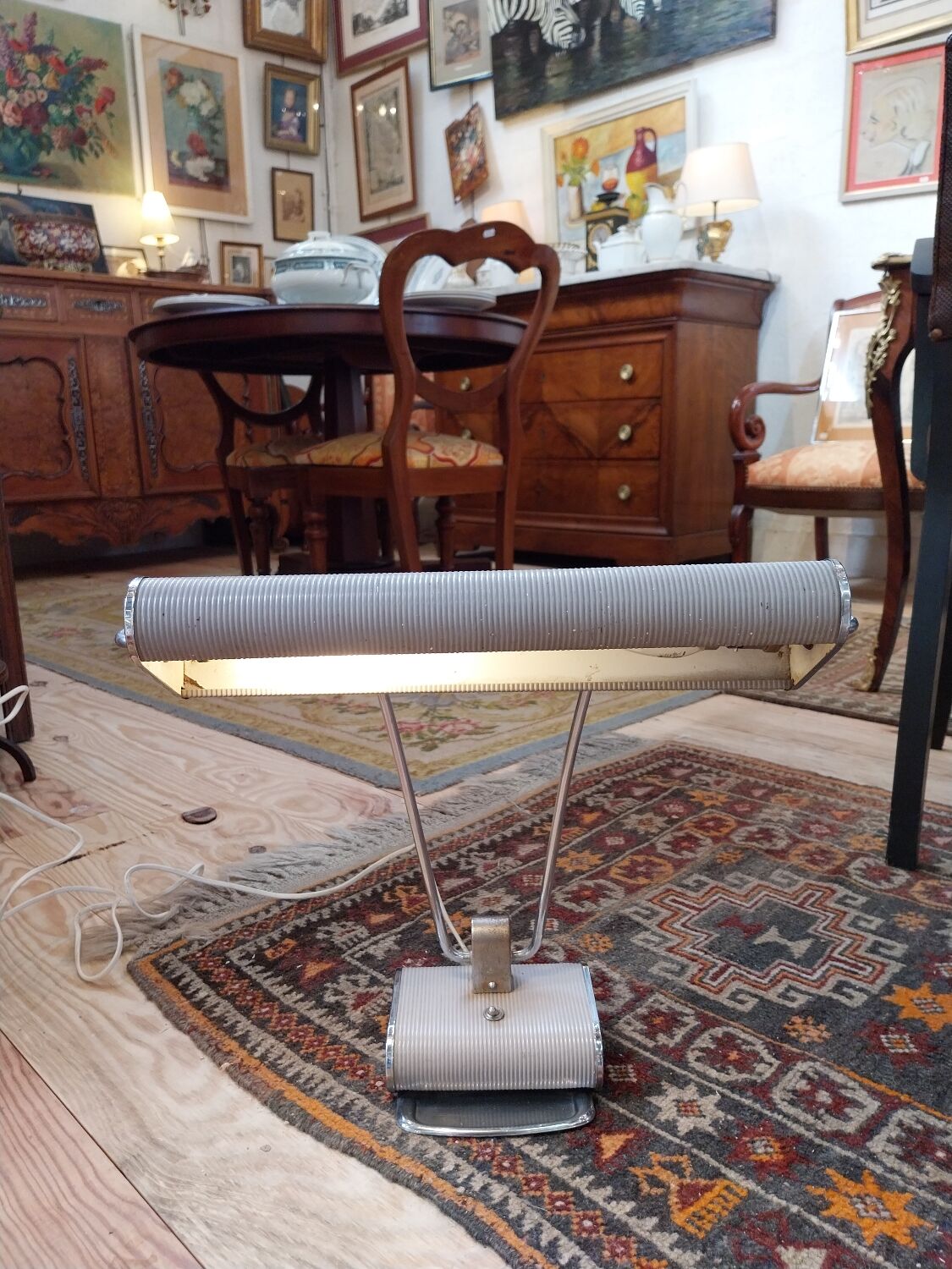 Art deco N71 desk lamp by Jumo