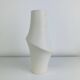 White ceramic vase, organic shape