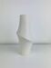 White ceramic vase, organic shape