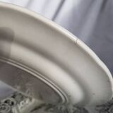 Lot de 2 assiettes parlantes Gien en noir et blanc