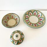 Vintage decorative ceramic dish set