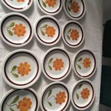 Vintage flower pattern tableware set