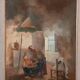 Interior painting oil on panel Guido Guidi 40s/50s