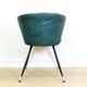 Set of Spanish Iron and Green Skai Club Chairs, 1960s
