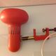 Orange articulated lamp vintage 60/70