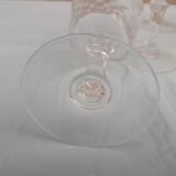 6 crystal walking glasses