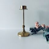 Golden brass candle door