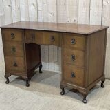 English walnut desk from the 1950s